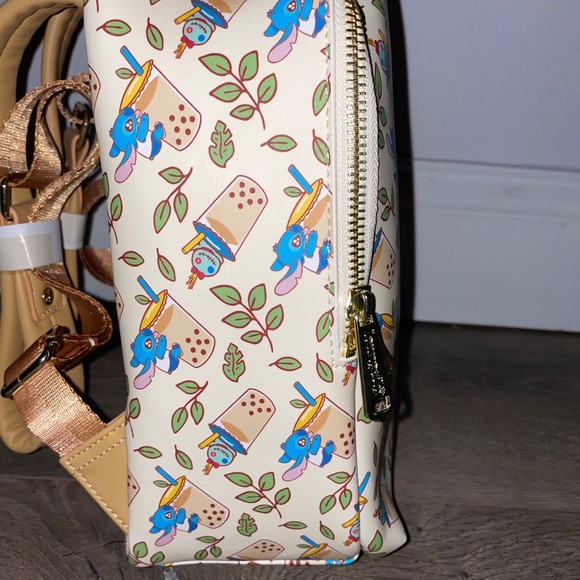 Loungefly Lilo Stitch Boba Backpack babble tea